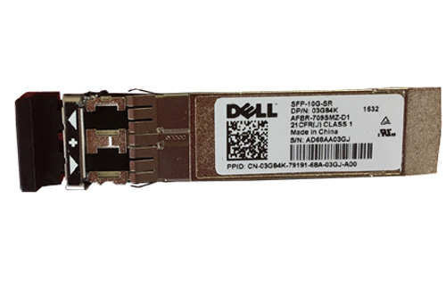 AFBR-709SMZ-D1 | Dell 10GBASE-SR SFP+ Transceiver 1 X 10GBASE-SR - NEW