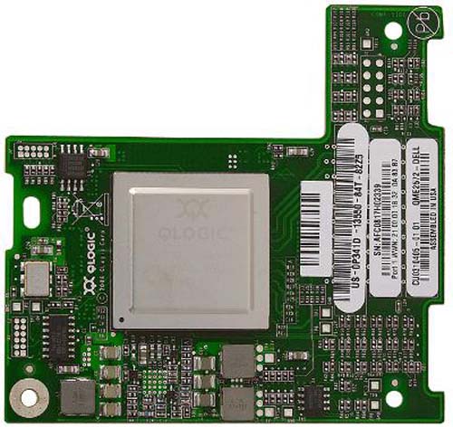 QME2572-DELL | Dell Qme2572 8GB/s Dual Port Pci-express Fiber Channel Mezzanine Host Bus Adapter for M Series Blade Server