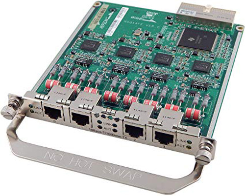 JD551A | HP MSR 4-Port 10/100Base-TX Module