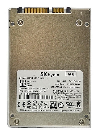 06XM51 | Dell 128GB SATA 2.5 Solid State Drive (SSD)