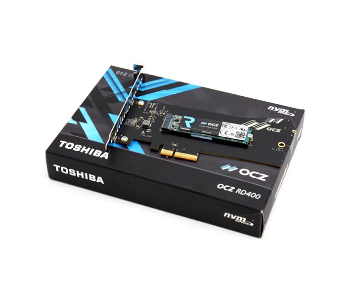 RVD400-M22280-512G | Toshiba OCZ RD400 Series 512GB PCI-Express NVMe M.2 Solid State Drive (SSD)