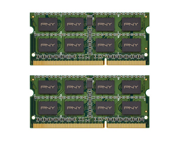 MN4096KD3-1066 | PNY 4GB Kit (2 X 2GB) PC2-8500 DDR2-1066MHz non-ECC Unbuffered CL7 200-Pin SoDimm 1.5V Dual Rank Memory