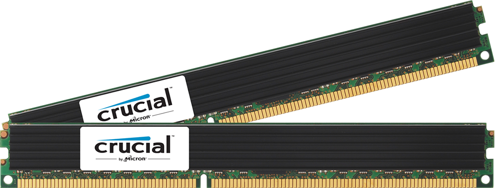 CT2K8G3ERVLD8160B | Crucial 16GB Kit (2X8GB) DDR3-1600MHz PC3-12800 ECC CL11 240-Pin DIMM 1.35V VLP Memory