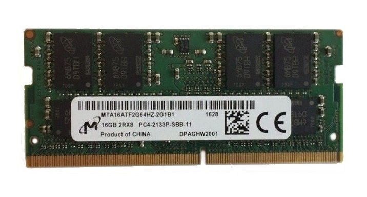 MTA16ATF1G64HZ-2G1 | Micron 8GB DDR4-2133MHz PC4-17000 non-ECC Unbuffered CL15 260-Pin SoDimm 1.2V Dual Rank Memory Module