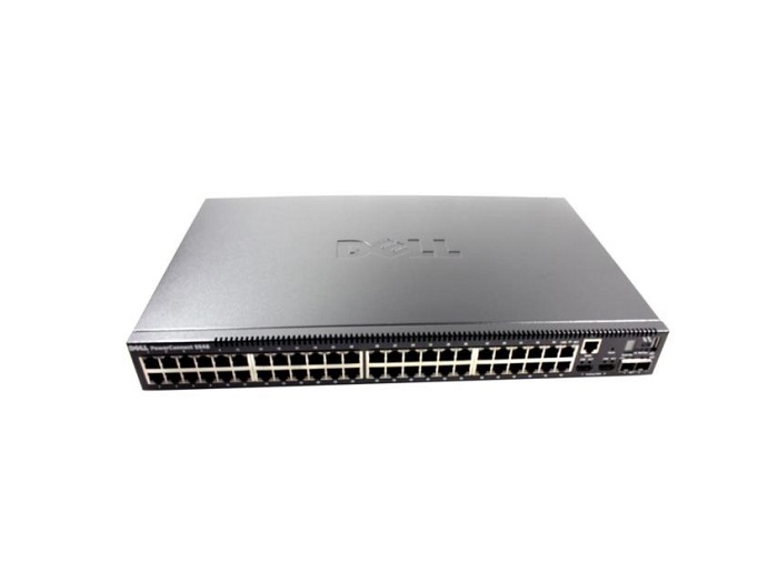 0GDTPK | Dell PowerConnect 5548 48-Ports 10/100/1000 + 2 x 10 Gigabit SFP+ Rack-Mountable Managed Switch