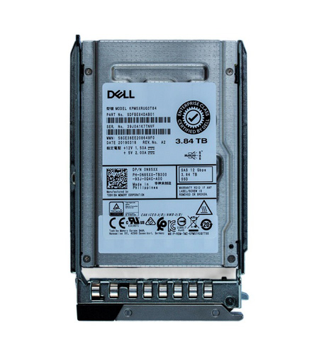 KPM5XRUG3T84 | Dell Toshiba 3.84TB SAS 12Gb/s 2.5 Read Intensive Solid State Drive (SSD) - NEW