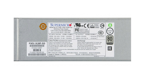 PWS-1K28P-SQ | Supermicro 1280-Watt 110-220V AC Redundant Power Supply