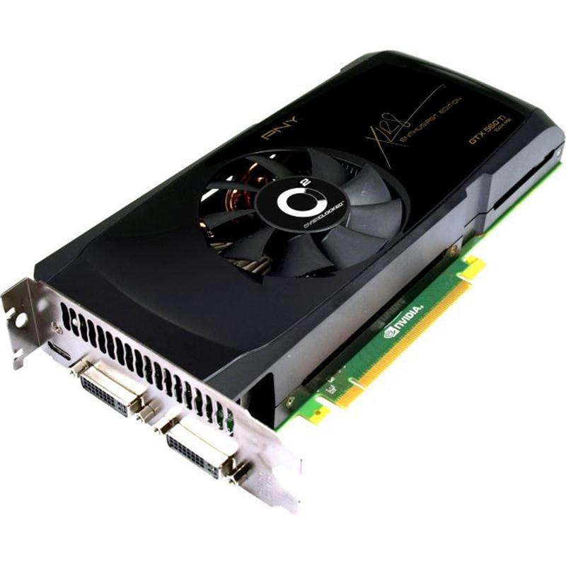 VCGGTX560TXPB-OC | PNY Tech PNY GeForce GTX 560TI OC 1GB GDDR5 PCI Express 2.0 DVI+DVI+Mini HDMI Video Graphics Card