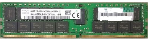 HMAA8GR7AJR4N-XN | Hynix 64GB 3200MHz PC4-25600 CL24 ECC Dual Rank X4 1.2V DDR4 SDRAM 288-Pin RDIMM Memory Module for Server