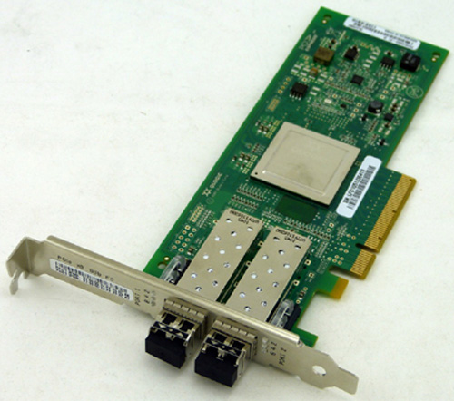 406-BBEK | Dell SANblade 8GB Dual Port PCI-Express X8 Fibre Channel Host Bus Adapter with Standard Bracket Card Only - NEW