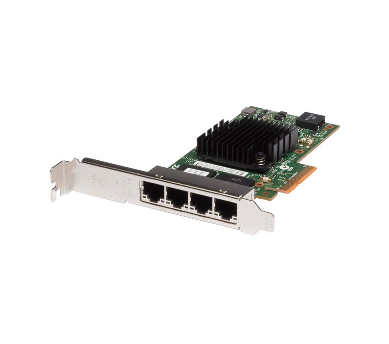 0X8DHT | Dell Intel I350 Quad Port 1GB 1000Base-T PCI-Express Network Interface Card