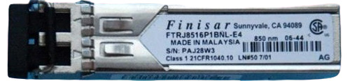 FTRJ8516P1BNL-E4 | Finisar SFP Transceiver 2Gb/s 850 NM