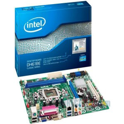 BOXDH61BEB3 | Intel Chipset-Intel H-61 Socket LGA-1155 16GB DDR3-1333MHz microATX Bare Motherboard