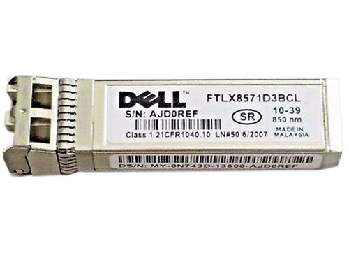 407-BBPL | Dell FC 10GB SFP+ 850NM SR Transceiver - NEW