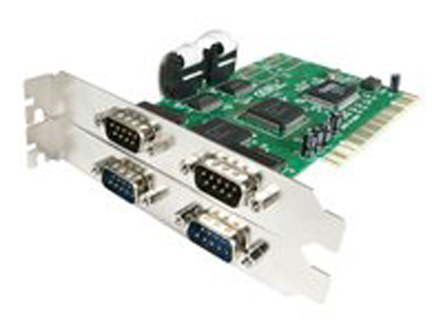 PCI4S550N | StarTech 4-Port PCI RS232 Serial Adapter