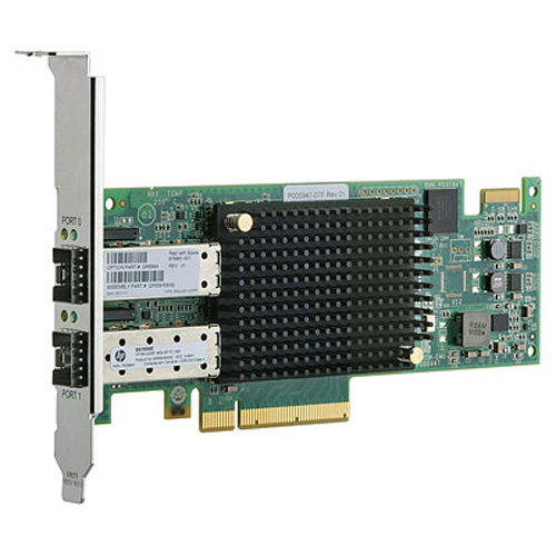 676881-001 | HP SN1000E 16GB Dual Port PCI-E Fibre Channel Host Bus Adapter - NEW