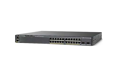 WS-C2960XR-24PS-I | Cisco Catalyst 2960xr-24ps-i Managed L3 Switch 24 Poe+ Ethernet Ports And 4 Gigabit SFP Ports