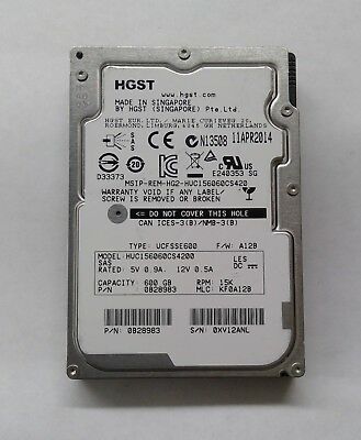 HUC156060CS4200 | Hitachi 600GB 15000RPM SAS 12 Gbps 2.5 128MB Cache Ultrastar Hard Drive