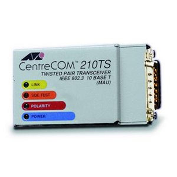 AT-210TS | Allied Telesis 10Mbps RJ-45 10Base-T Port UTP Ethernet Micro MAU Transceiver Module