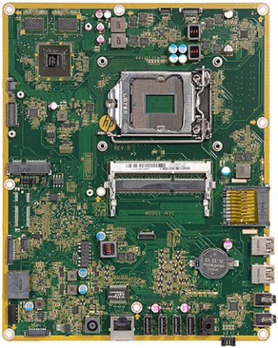 752249-501 | HP System Board for TouchSmart 23-H All-In-One LILIUM-G SHARKBAY Intel S115X