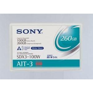 SDX3100W | Sony AIT-3 Data Cartridge - AIT AIT-3 - 100GB (Native) / 260GB (Compressed)
