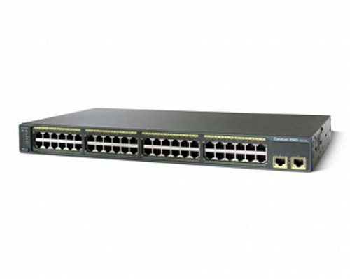 WS-C2960-48TT-L | Cisco Catalyst 2960-48TT Switch 48-Ports +2 1000BT-Ports