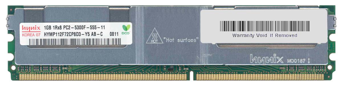 HYMP112F72CP8D3-Y5 | Hynix 1GB DDR2-667MHz PC2-5300 Fully Buffered CL5 240-Pin DIMM 1.8V Single Rank Memory Module