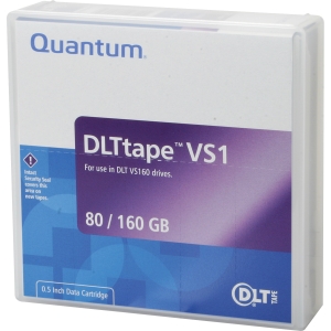V1MQN01 | Quantum DLT-VS1 Tape Cartridge DLT Tape VS1 80GB (Native) / 160GB (Compressed) 1 Pack