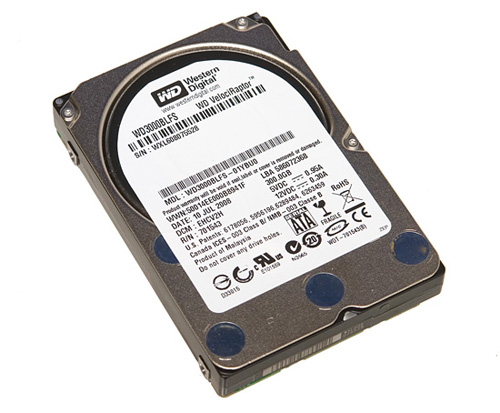 WD3000BLFS | WD Velociraptor 300GB 10000RPM SATA 3Gb/s 16MB Cache 2.5 Hard Drive