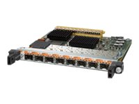 SPA-8X1GE-V2= | Cisco 8-Port Gigabit Ethernet Shared Port Adapter, Version 2 - expansion module - 8 ports