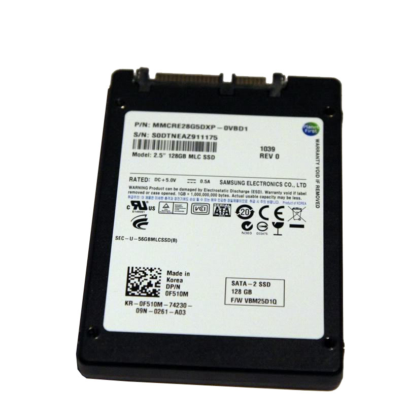 MMCRE28G5DXP-0VBD1 | Samsung 128GB SATA 3Gbps 2.5 MLC Solid State Drive (SSD)