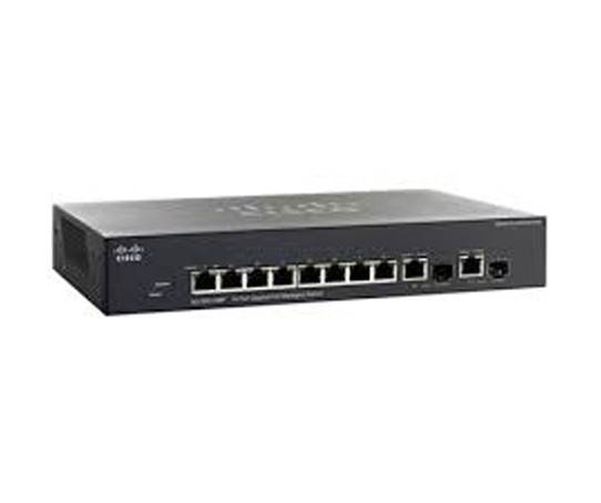 SRW2008MP-K9 | Cisco SRW2008 8-Port 10/1000Mbps 2 x Combo mini-GBIC Port Gigabit Managed Switch