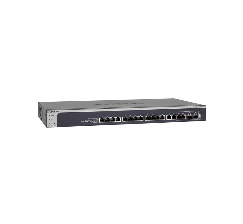 XS716T-100NES | Netgear ProSAFE 16-Port 10-Gigabit Ethernet Smart Managed Switch