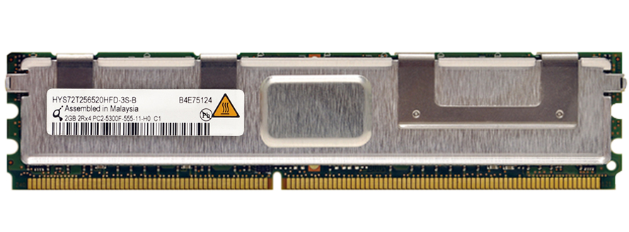 HYS72T256520HFD-3S-B | Hynix 2GB DDR2-667MHz PC2-5300 Fully Buffered CL5 240-Pin DIMM 1.8V Dual Rank Memory Module