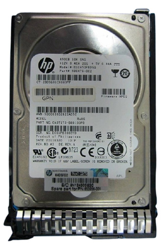 652572-B21 | HPE 450GB 10000RPM SAS 6Gb/s SFF SC Hard Drive - NEW