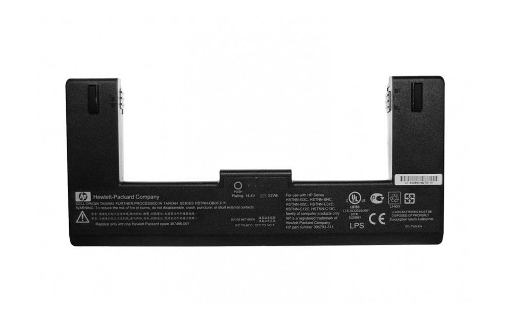 367456-001 | HP NC6200 8-Cell lithium-ion (Li-Ion) Notebook Battery 14.4VDC 3.6Ahr 52Wh