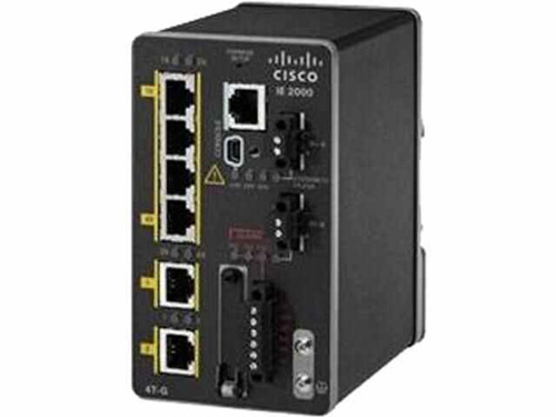 IE-2000-4TS-G-B | Cisco Industrial Ethernet 2000 Series Managed Switch 4 Ethernet-Ports and 2 Gigabit SFP-Ports - NEW