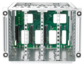 487737-B21 | HP 5U 4-Bay SAS/SATA Hot-Plug LFF Hard Drive Cage for ProLiant ML330/ML150 G6 ML110 G7 Server