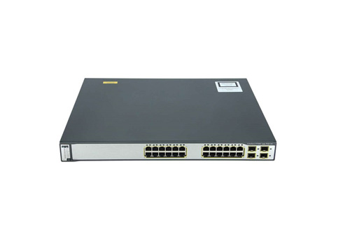 WS-C3750G-24PS-S | Cisco Catalyst 3750G 24-Port Gigabit Ethernet Network Switch